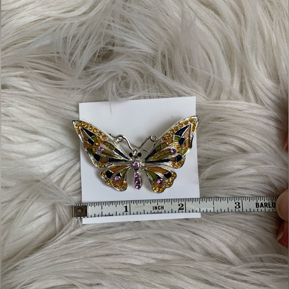 Vintage Butterfly Pin - Picture 4 of 8
